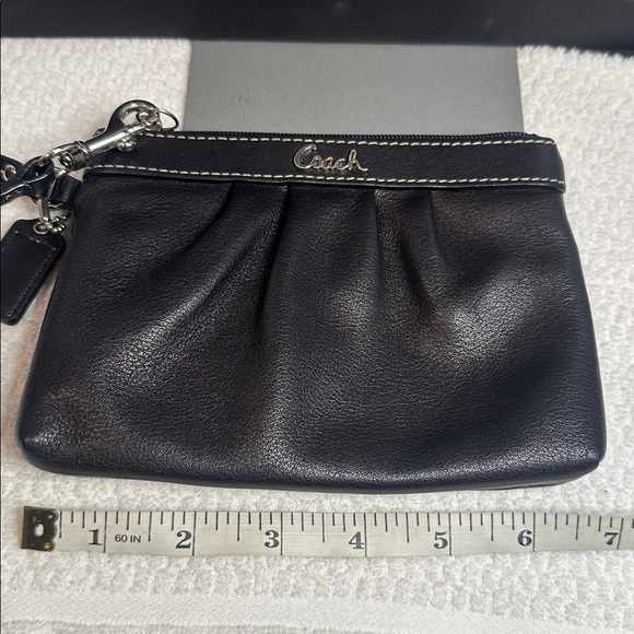 Coach black Leather Wristlet - Picture 6 of 7